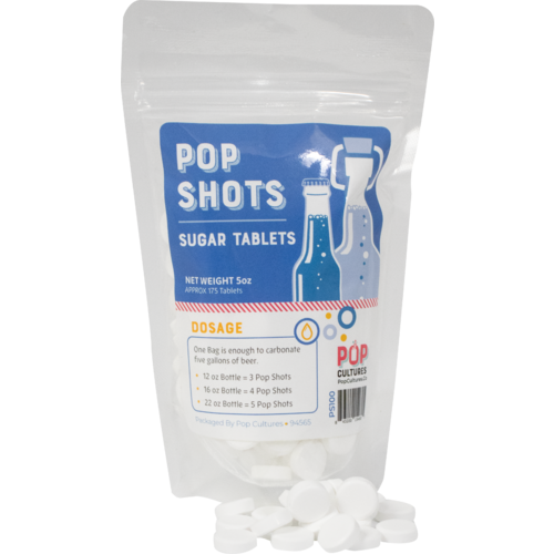 Pop Cultures | Pop Shots Sugar Tablets | Carbonation Tablets