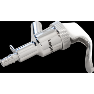 Torpedo Keg | Hand Held Beer Faucet | Cobra Tap | Picnic Tap | 1/4" Barb | Stainless Steel
