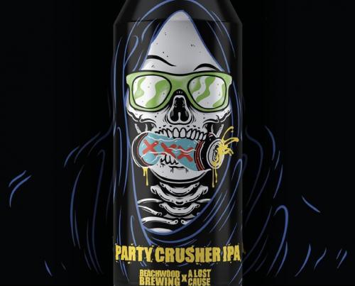 Party Crusher IPA - Beachwood Brewing - 16 oz can