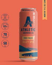 Freewave N/A IPA - Athletic Brewing Co - 19.2 oz can