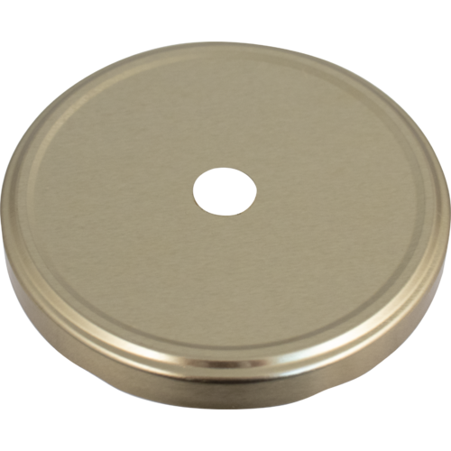 Lug Finish Metal Lid w/ Airlock Hole - 100 mm
