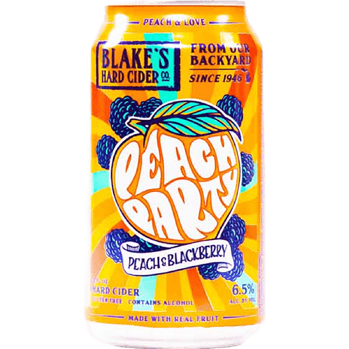 Peach Party Cider - Blake's Hard Cider Co. - 12 oz can