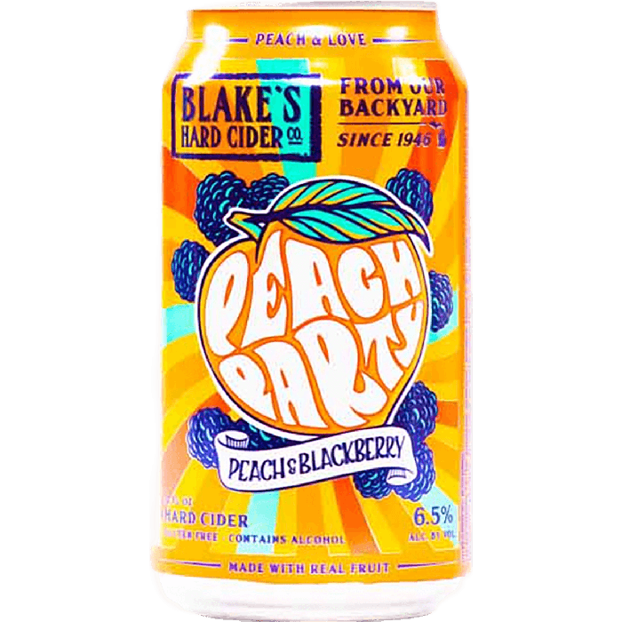 Peach Party Cider - Blake's Hard Cider Co. - 12 oz can