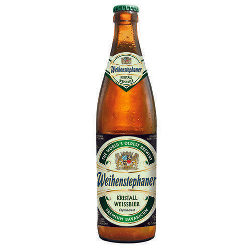 Weihenstephaner Kristall Weissbier - Bayerische Staatsbrauerei Weihenstephan - 500 ml bottle
