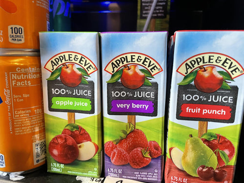 Apple juice box