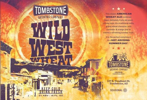 Wild West Wheat - Tombstone Brewing Co - 16 oz can