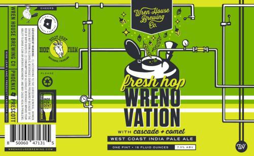 Fresh Hop Wrenovation - Wren House Brewing Co - 16 oz can