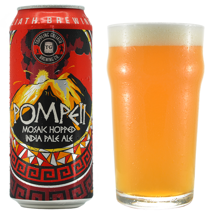 Pompeii Mosaic IPA - Toppling Goliath Brewing Co - 16 oz can