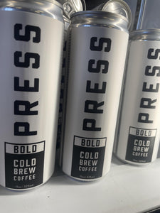 Bold (Cold Brew Coffee) - Press Coffee - 12 oz can
