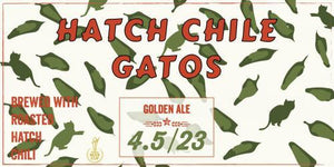 Hatch Chile Gatos Golden Ale - Fate Brewing Company - 16 oz can