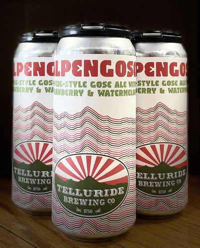 AlpenGose with Strawberry and Watermelon - Telluride Brewing Co - 16 oz can