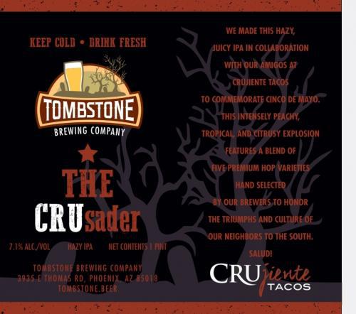 CRUsader IPA - Tombstone Brewing Co - 16 oz can