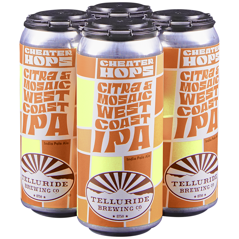 Cheater Hops IPA - Telluride Brewing Co - 16 oz can