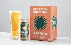 Non-Alcoholic Kolsch - Best Day Brewing - 12 oz can