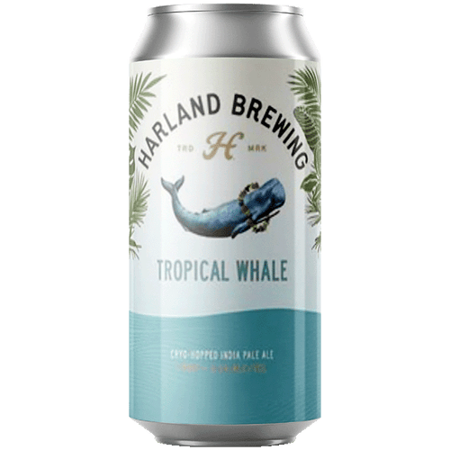Tropical Whale IPA - Harland Brewing Co - 16 oz can