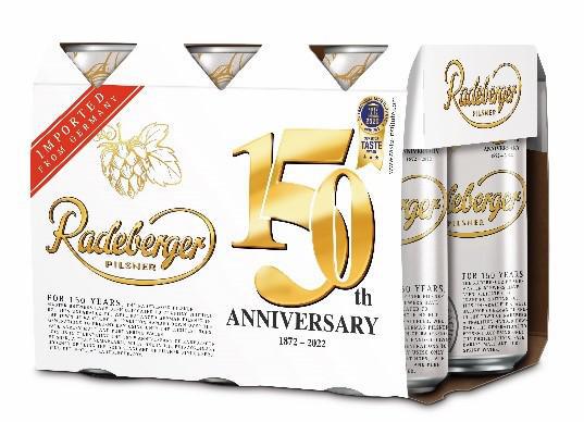 Radeberger Pilsner 150th anni - Radeberger Gruppe - 500 ml can