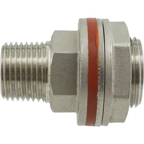 Stainless Weldless Bulkhead - 1/2