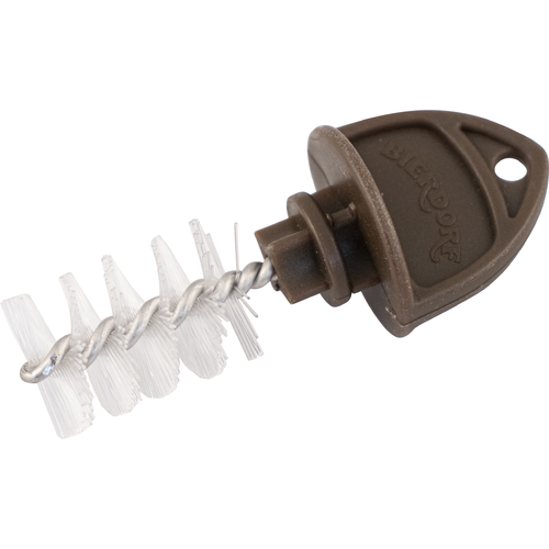 Brush plug for intertap and perlick faucet