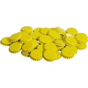 bottle caps - Yellow