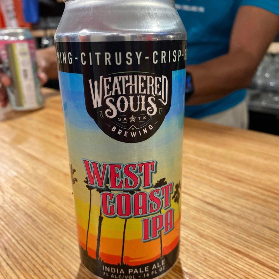 West Coast IPA - Weathered Souls Brewing Co. - 16 oz can
