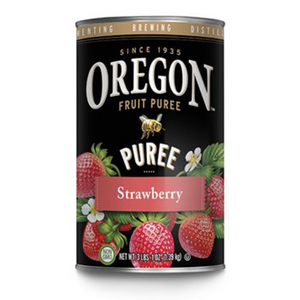 Strawberry Fruit Puree - Oregon Fruit puree - 49 oz can