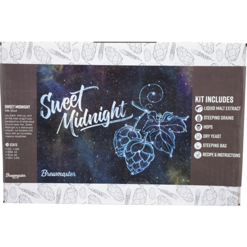 Sweet Midnight Milk Stout - Brewmaster Extract Beer Brewing Kit