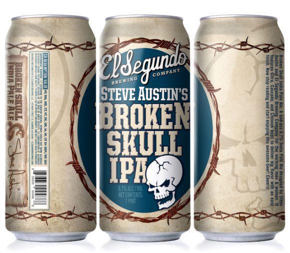 Steve Austin Broken Skull IPA - El Segundo Brewing - 16 oz can