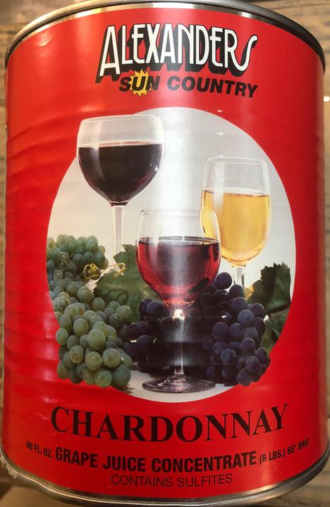 Chardonnay Wine Concentrate - 96 oz