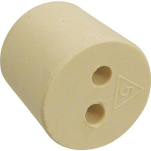 #5 Rubber Stopper with two holes