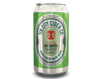 Tin City Dry Hopped Cider - 375 ml can