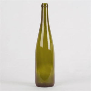 750 mL Antique Green Rhine Wine Bottles