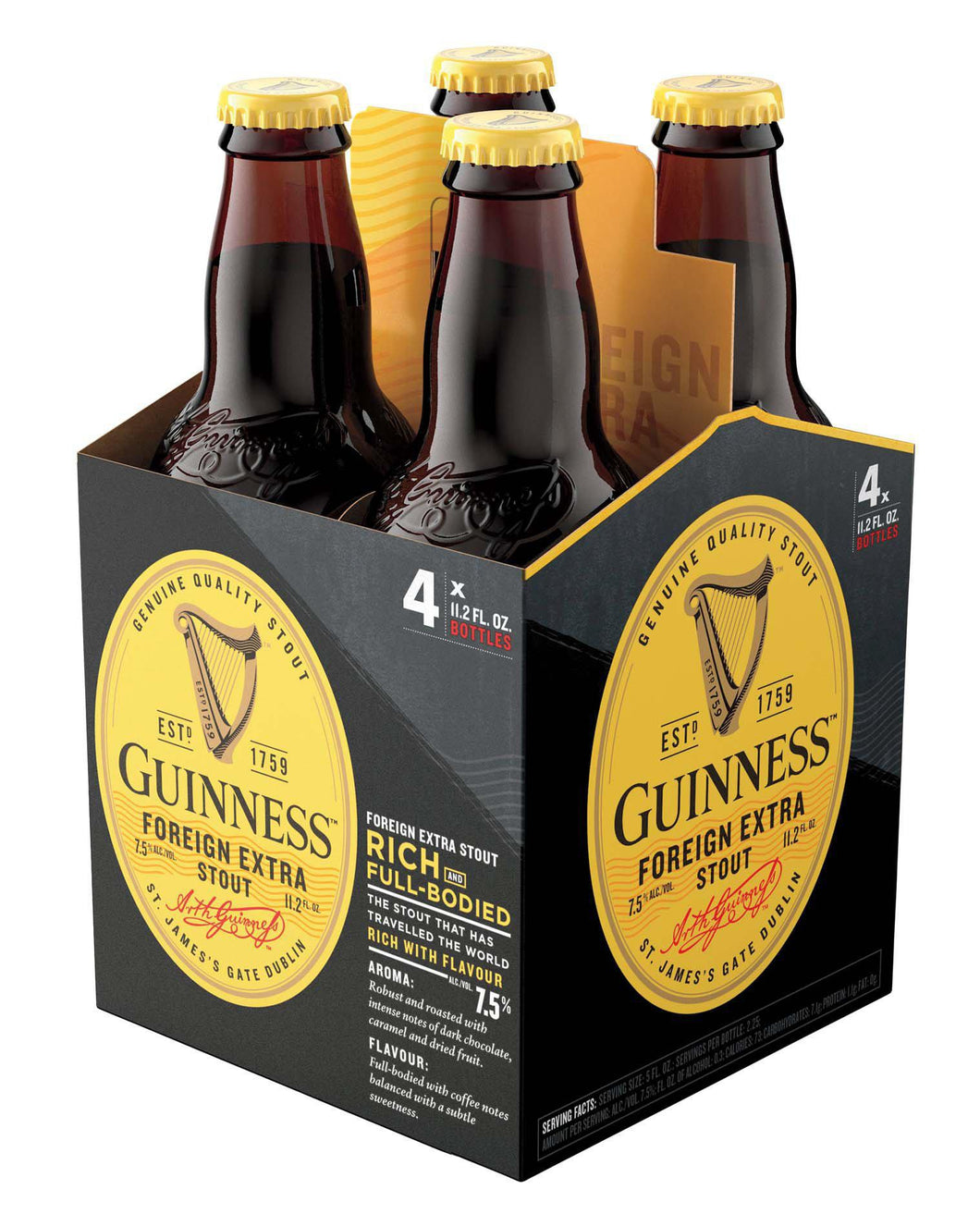 Guinness Foreign Extra Stout - 11.2 oz bottle