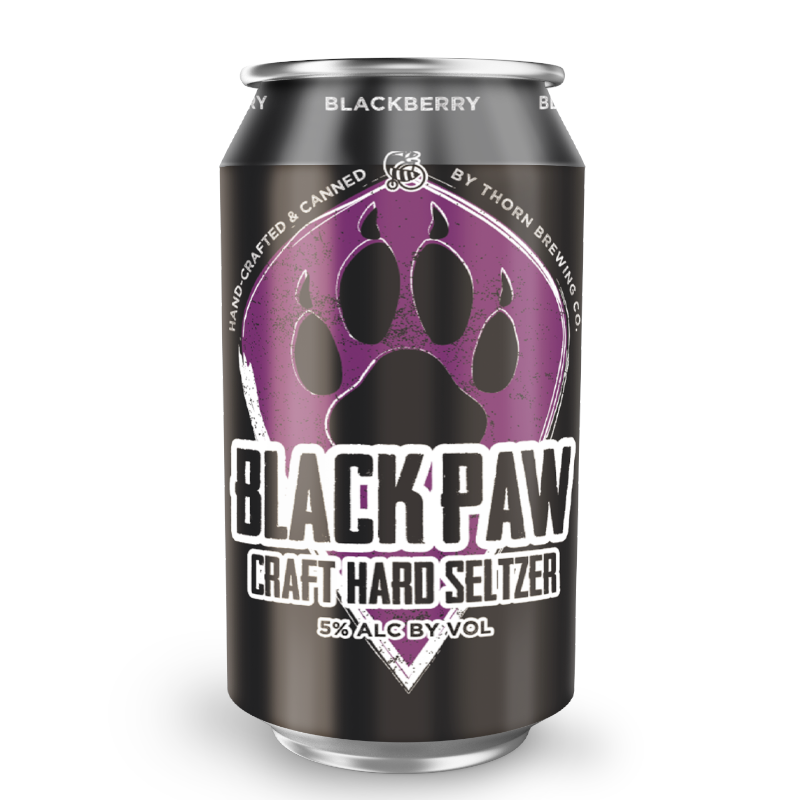 Black Paw Hard Seltzer - Thorn Brewing - 12 oz can