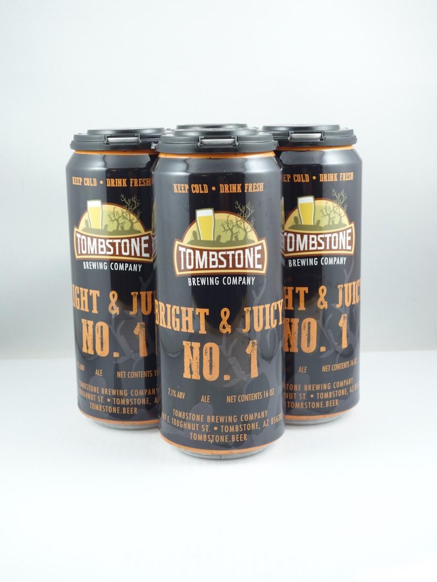 Bright and Juicy No 1 IPA - Tombstone Brewing Co. - 16 oz can