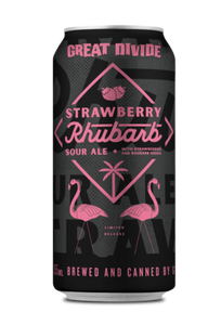 Strawberry Rhubarb Sour - 12 oz can - Great Divide Brewing
