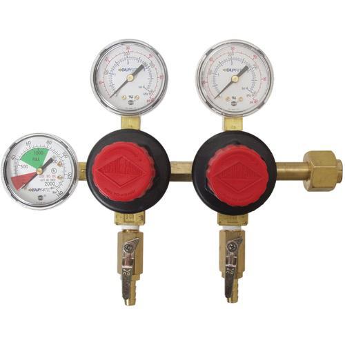 Dual Body CO2 Regulator - 3 gauge