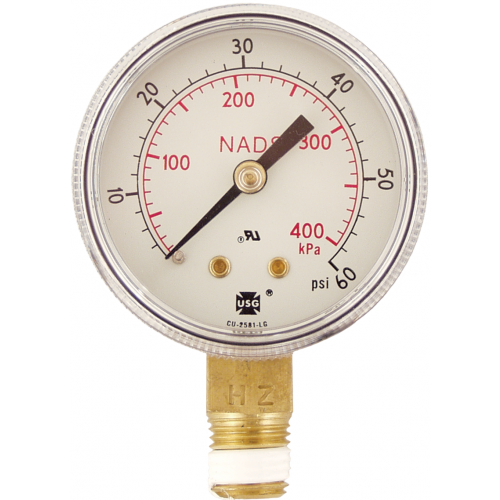 Gauge - Low Pressure (0-60 psi)