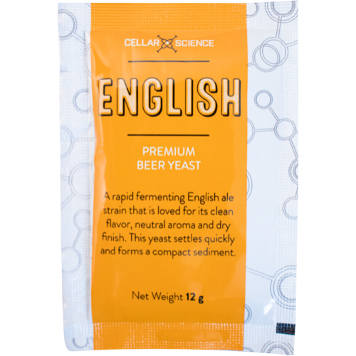 CellarScience® ENGLISH Dry Yeast. 12g pouch