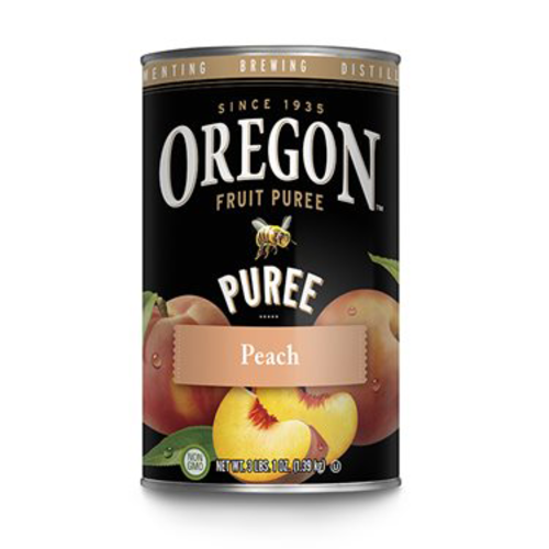 Peach Fruit Puree - Oregon Fruit Puree - 49 oz can