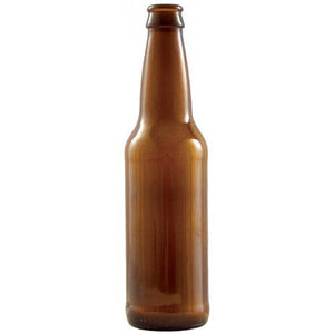 12 oz Amber longneck bottle
