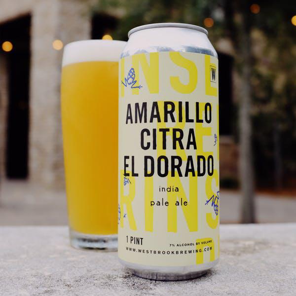 Rinse/Repeat Amarillo, Citra, El Dorado - Westbrook Brewing - 16 oz can