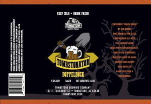 Tombstonator Dopplebock - Tombstone Brewing Co - 16 oz can