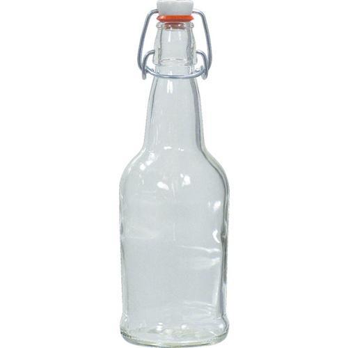 Pop Top Bottle 16 oz Clear
