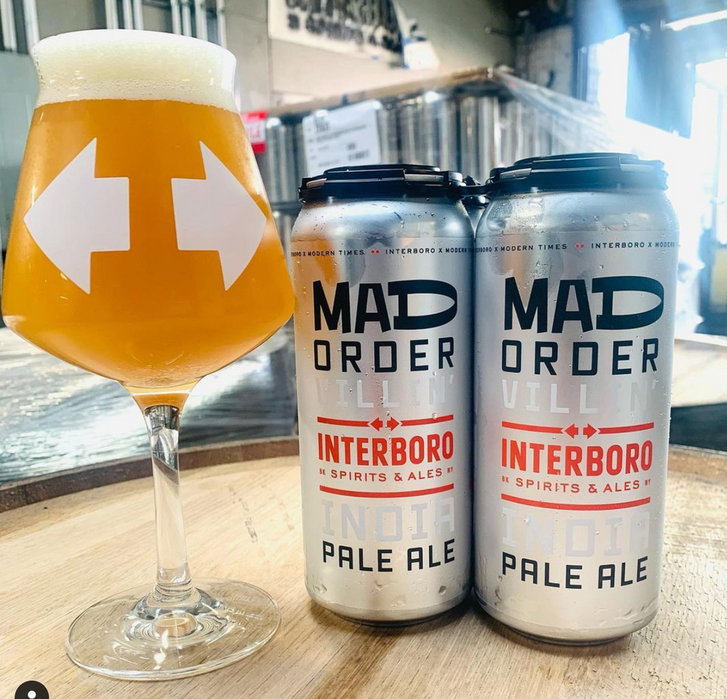 Mad Order Villin' - Interboro brewing x Modern Times Collab - 16 oz can