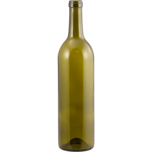 750 mL Antique Green (AG) Claret Wine Bottle (punted Bottom)