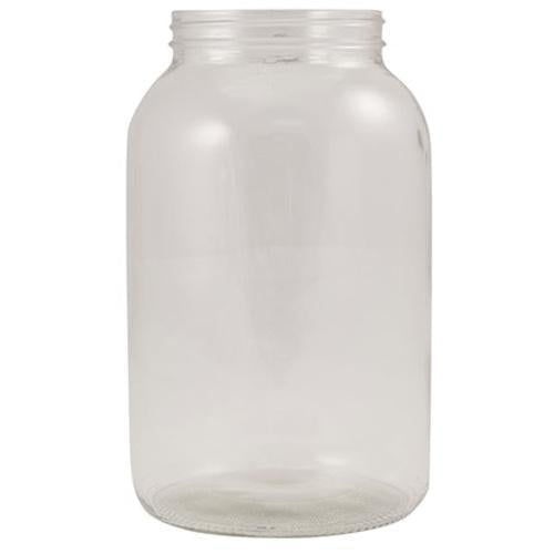 1 gallon wide mouth jar 100mm - no lid - Lug finish
