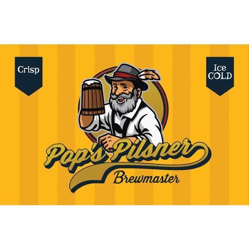 Pop's Pilsner - 5 gallon beer extract kit