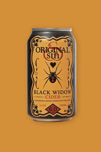 Black Widow Cider - Original Sin - 12 oz can