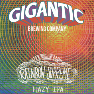 Rainbow Supreme Hazy IPA - Gigantic Brewing co - 500 ml bottle