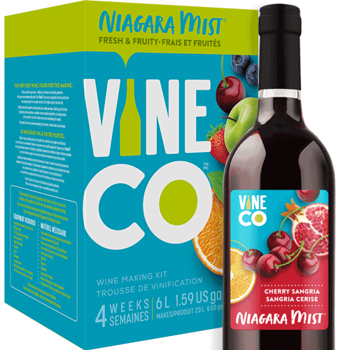 Cherry Sangria Wine Making Kit - VineCo Niagara Mist™